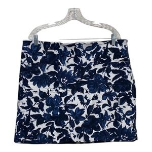 S.C. & Co. Skort Womens XXL Blue White Floral Flowers Tummy Control Tennis Golf